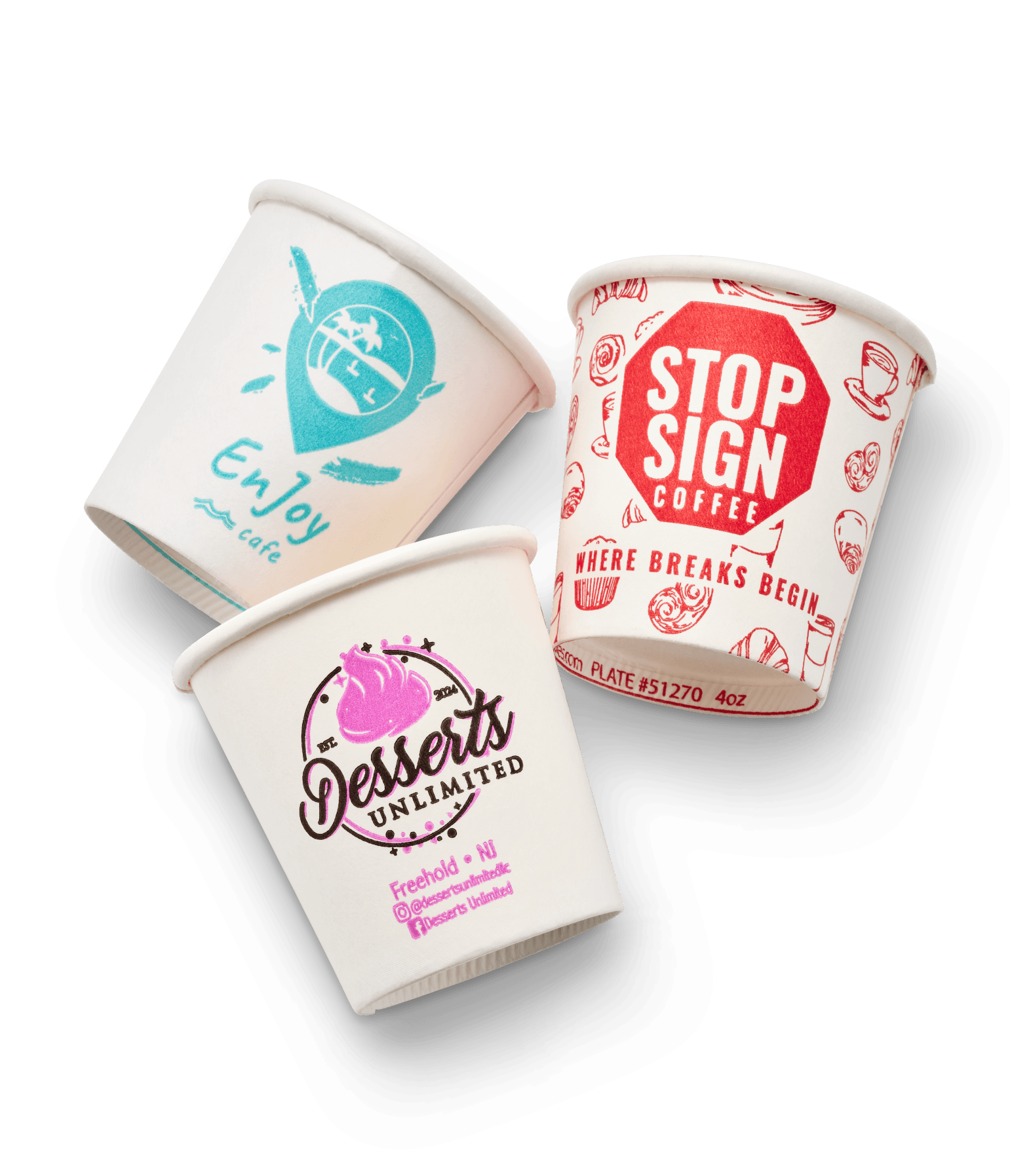 Custom printed paper cup