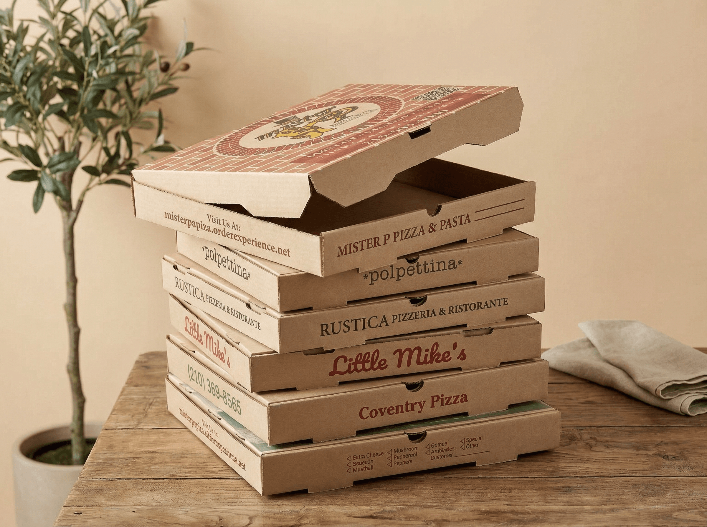 Custom Pizza Boxes